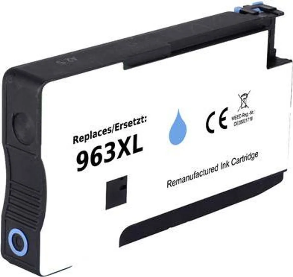 Renkforce Tinte ersetzt HP 963 XL (3JA27AE) Kompatibel Cyan RF-5706052 (RF-5706052)
