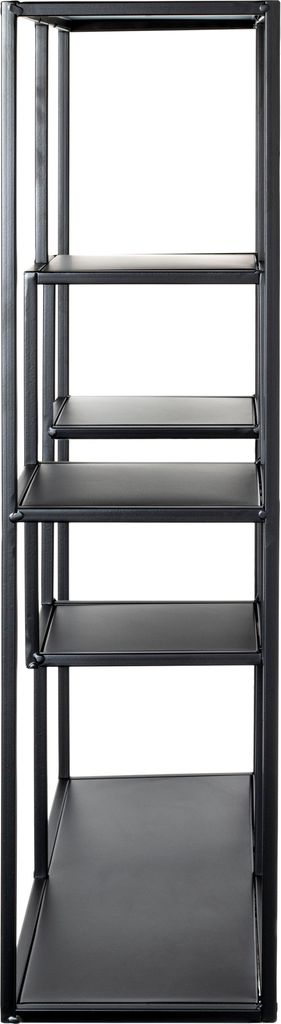 Étagère murale HAKU noire - métal, L/H/P : 60 x 70 x 18 cm Image du produit 