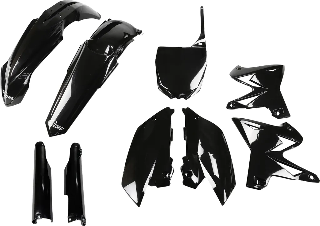 Réparer carénage Yamaha YZ WR 125 250 noir kit plastique UFO 9 pcs