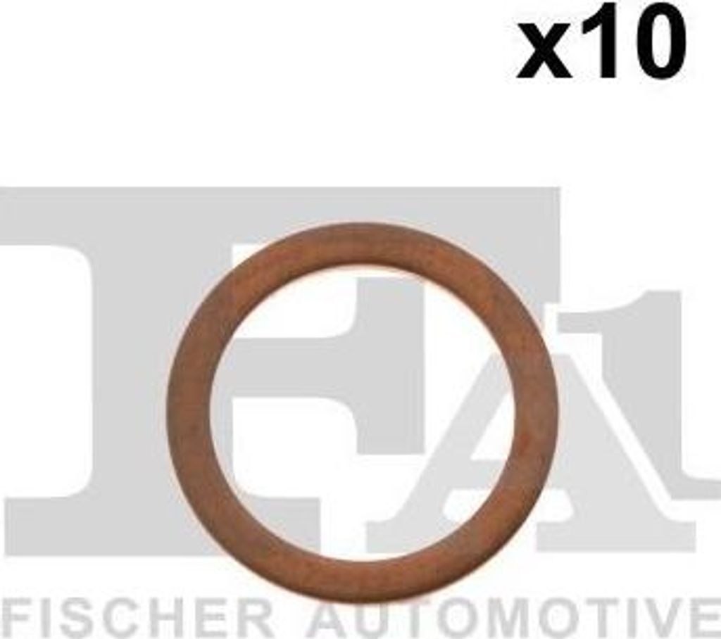 10x FA1 Dichtring 905.330.010 passend für MERCEDES-BENZ Citaro (O 530) 1,5mm Kupfer 18mm 24mm