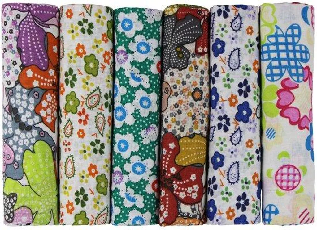 Coupons de tissu pour patchwork : lot de 6 coton 50x50 cm idéal couture DIY
