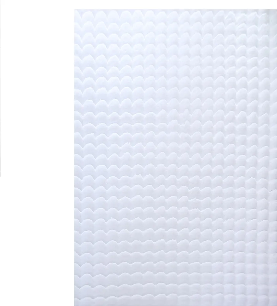 Tapis Blanc Relief Anti-Dérapant 160x230 - Confort Doux sans Perte