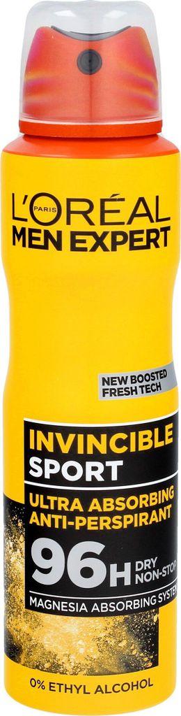 Loreal Men Expert Deodorant Spray Anti-Transpirant Invicible Sport 150ml