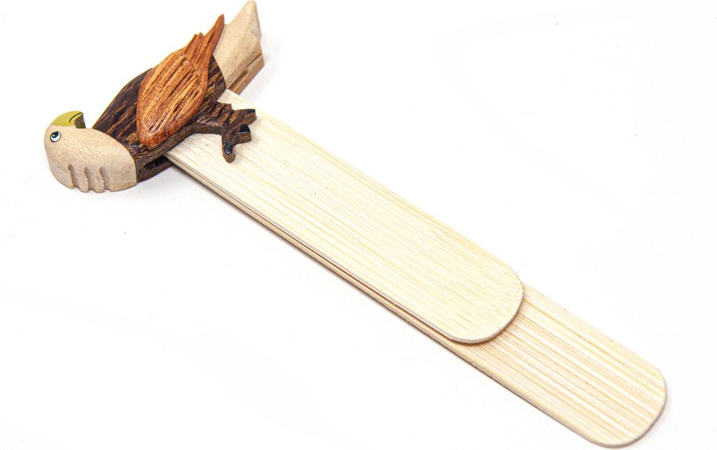 Holz-Lesezeichen - Weißkopfseeadler - 12 cm