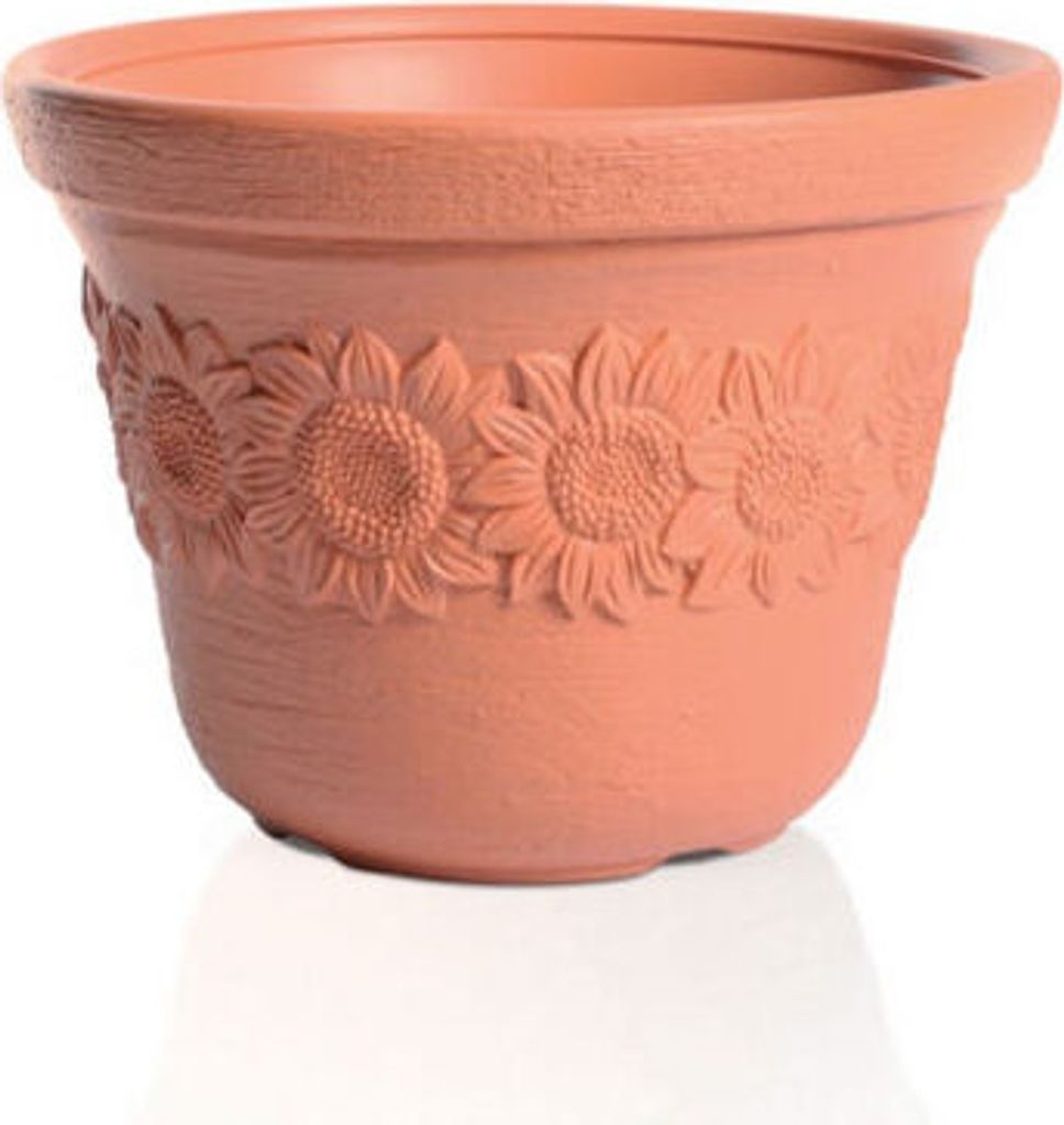 Blumentopf Blumenkübel Kunststoff Sunny Ø35 cm Winterhart Produktbild 