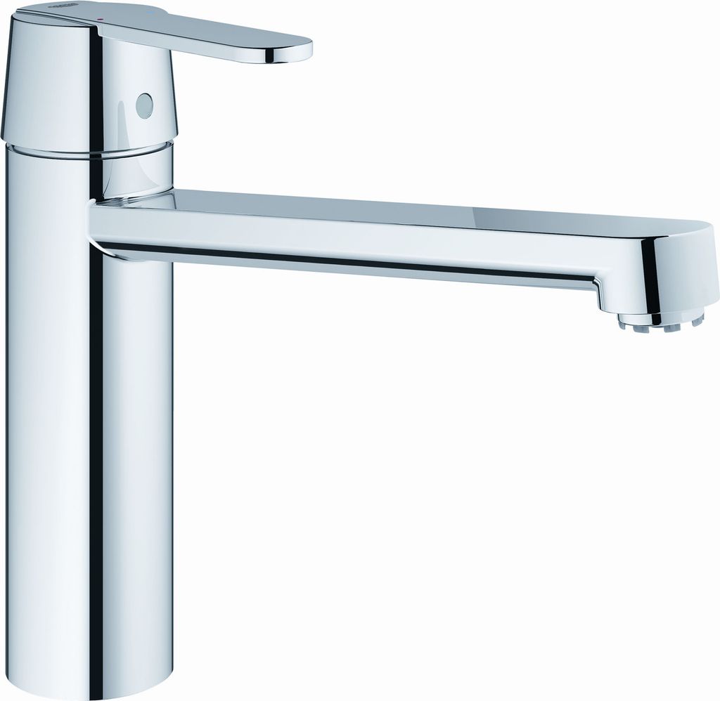 Grohe Get Spültischbatterie, Mittelhoher Auslauf Schwenkbar, Niederdruck Für Offene Warmwasserbereiter