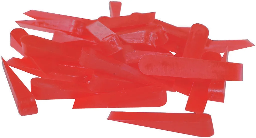 STUBAI cunei per piastrelle in plastica, 250 pz. 5x31x7