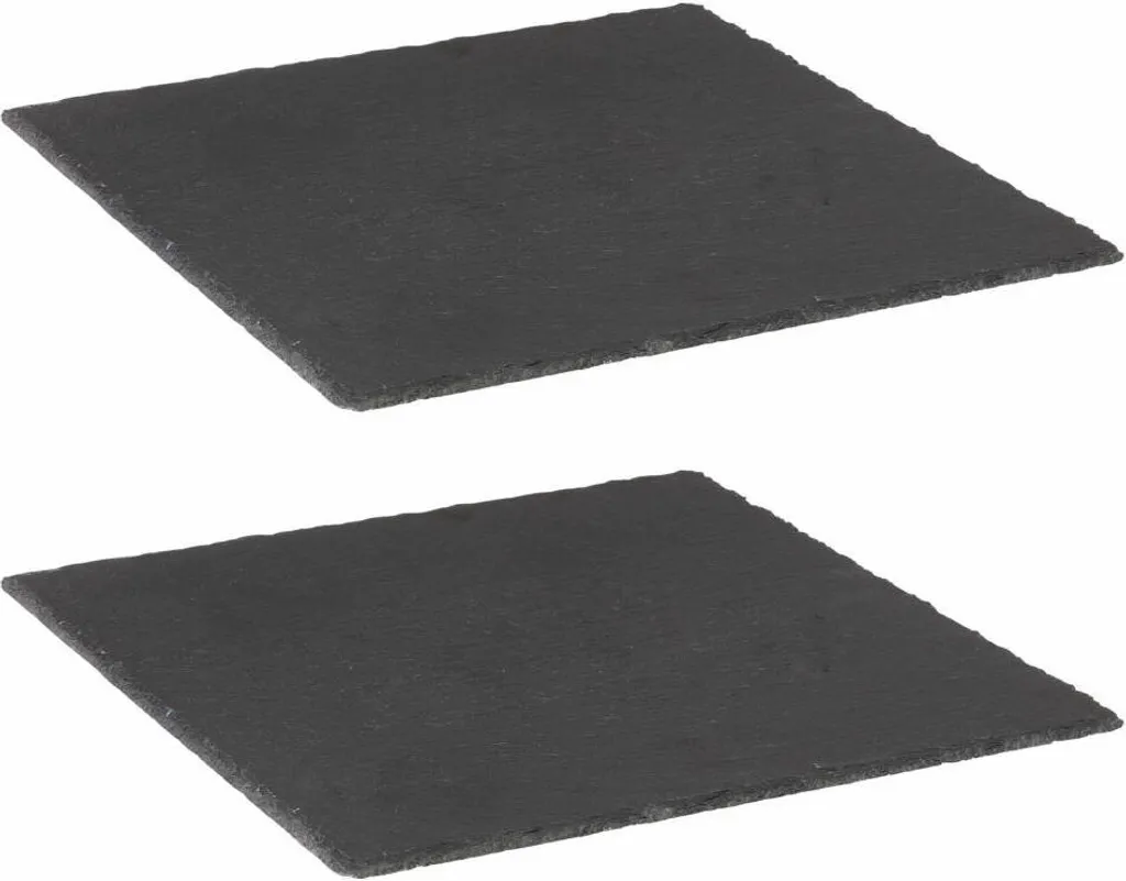 Set 2 Sottopiatti Ardesia Westmark 30x30 cm per Tavola Moderna