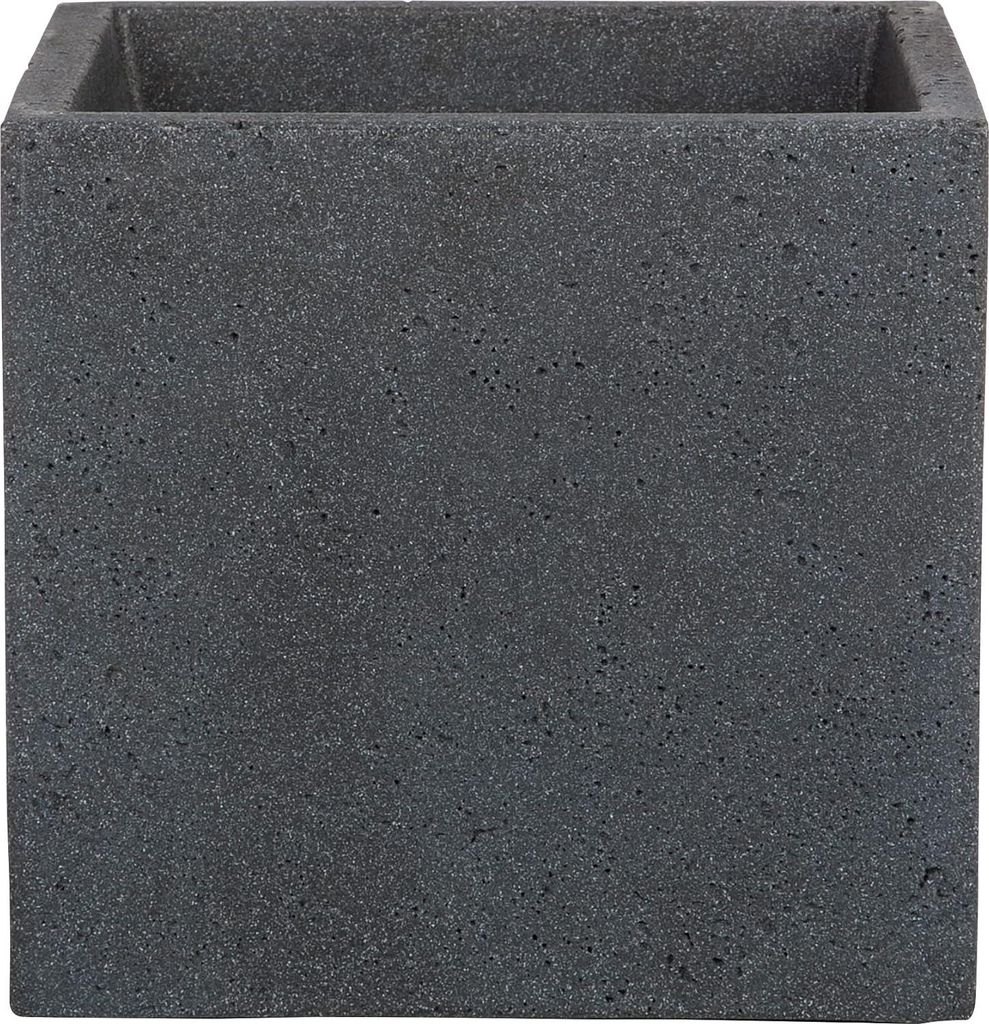 Pflanzenkübel Stony Black 40 cm Höhe 33 cm - C-Cube