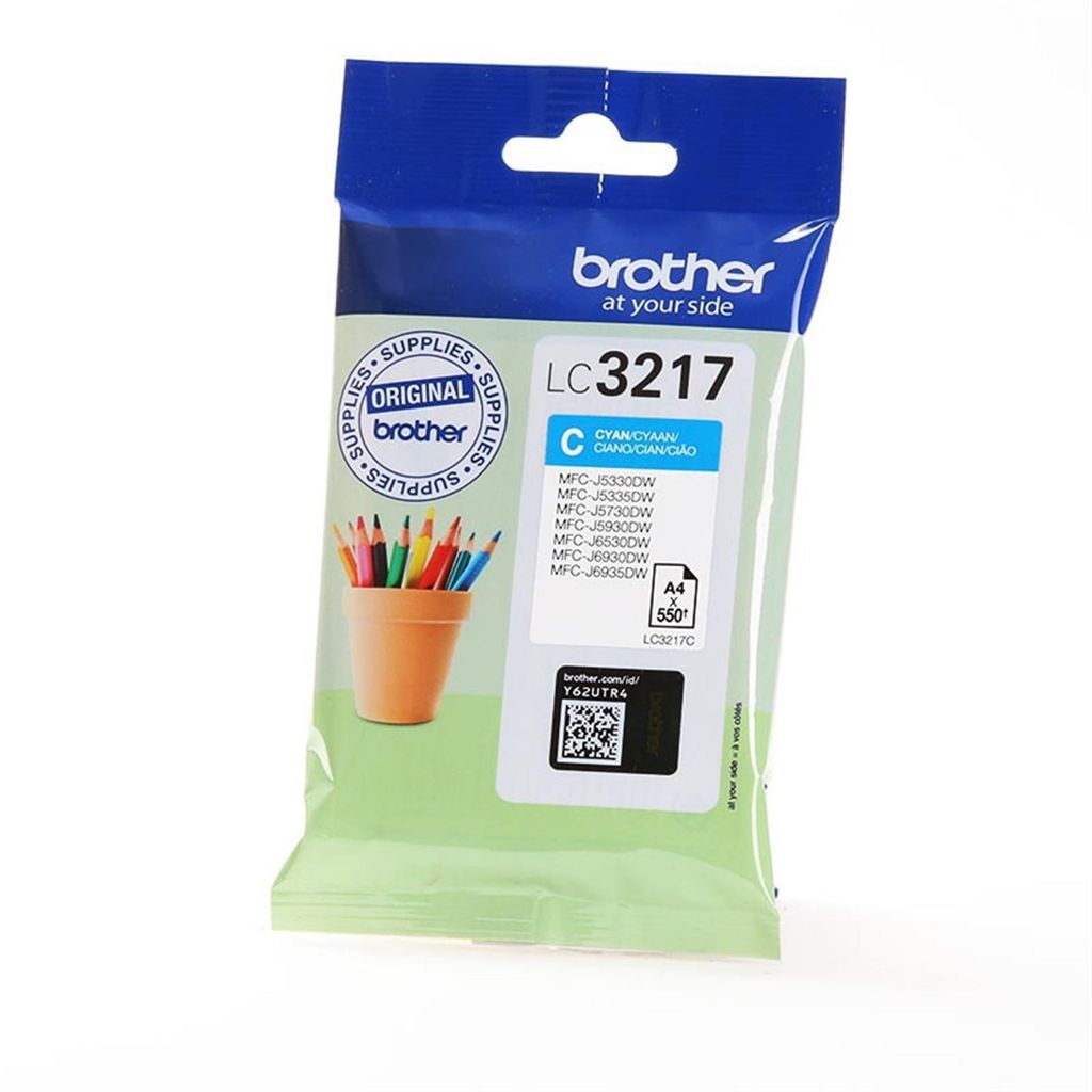 Brother LC3217C, Cyan, 1 Stück(e), 550 Seiten, Produktbild 