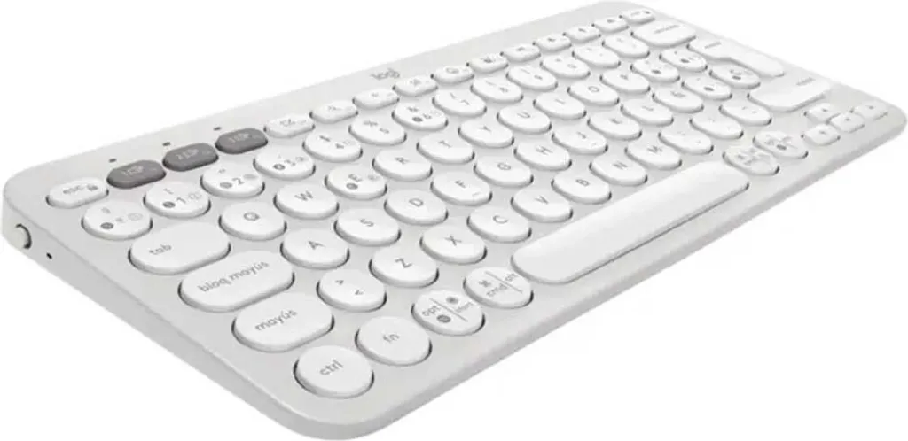 Clavier Bluetooth Logitech K380s Pebble Keys 2 Bleu - Solution Multi-appareils - 5