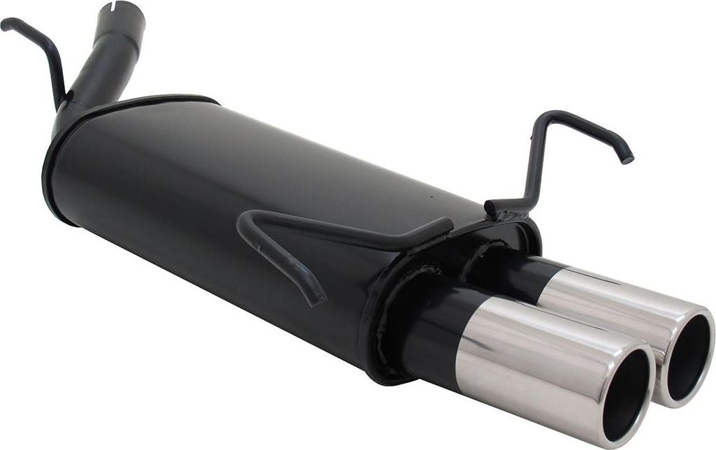 Novus Sportauspuff für Opel Corsa C 2x76mm Endschalldämpfer Produktbild 