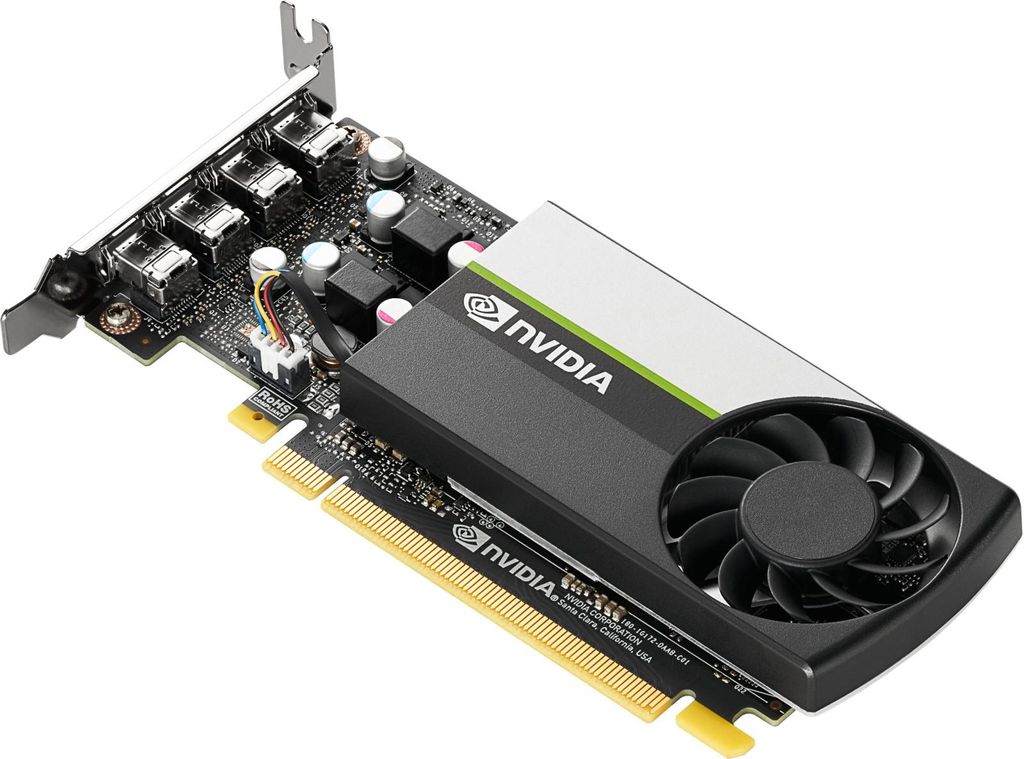HP NVIDIA T400E 4 GB 4mDP Graphics, T400, 4 GB, GDDR6, 64 Produktbild 