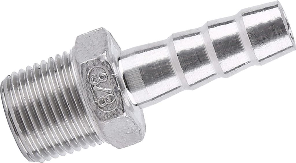 Rohrverschraubung mit Außengewinde, Schlauch, Endstück, Verbindungsstück, Reparateur (3/8 "x10mm)