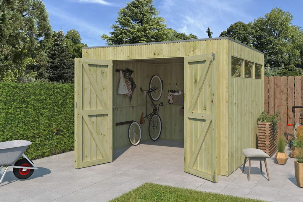 Gartenhaus Modell QBV3-Line 8,88 m²