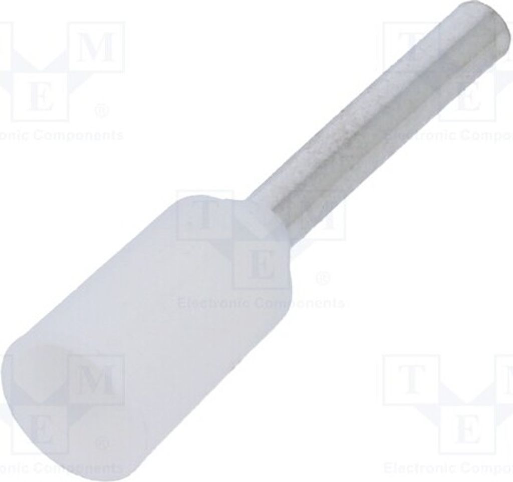 50x Stoßverbinder Isolation: Kupfer 0,5mm2 isoliert 8mm TUL-RI-00508 Bootlace ferr