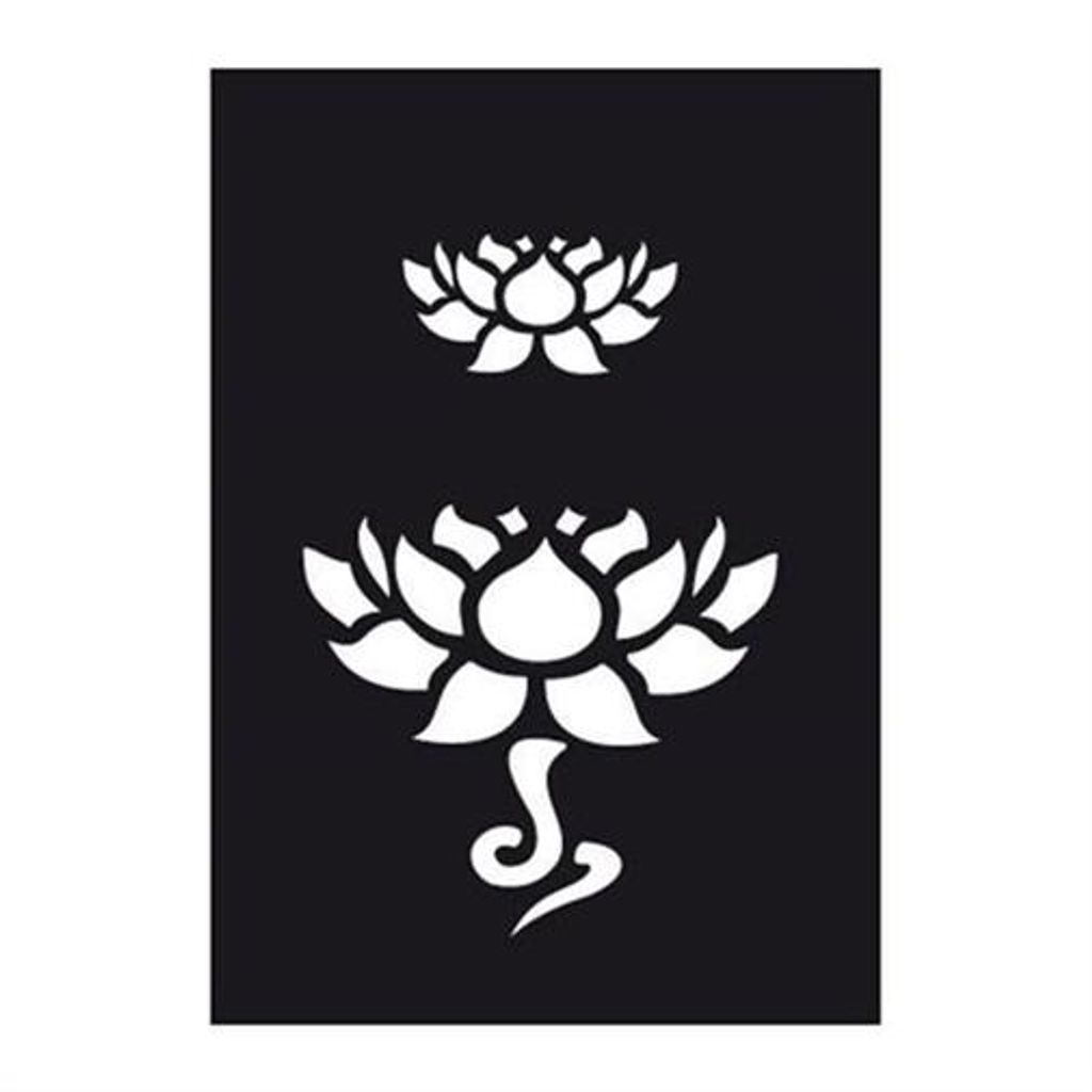 Krick Airbrush Schablone LOTUS