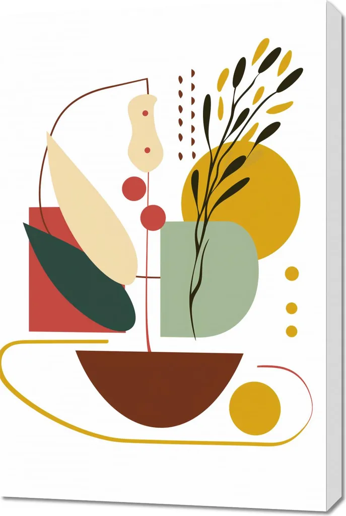 Tableau Nature morte Harmonie de la nature format 60 x 90 cm mural