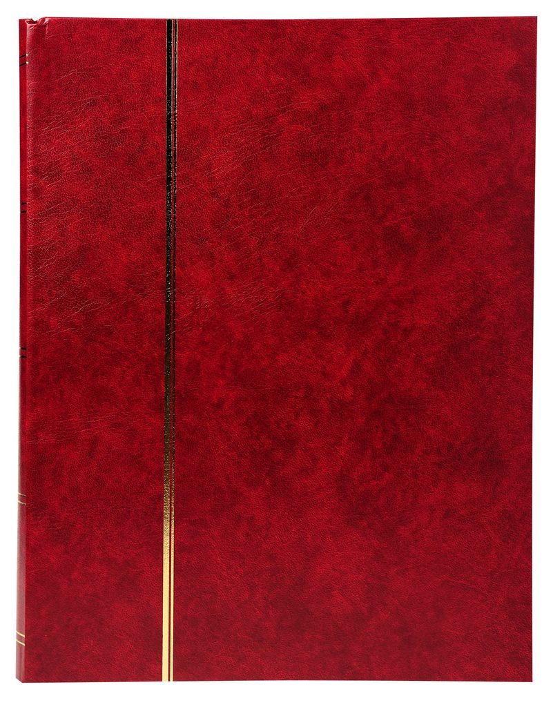 EXACOMPTA Briefmarkenalbum 225 x 305 mm rot 48 Seiten Image du produit 