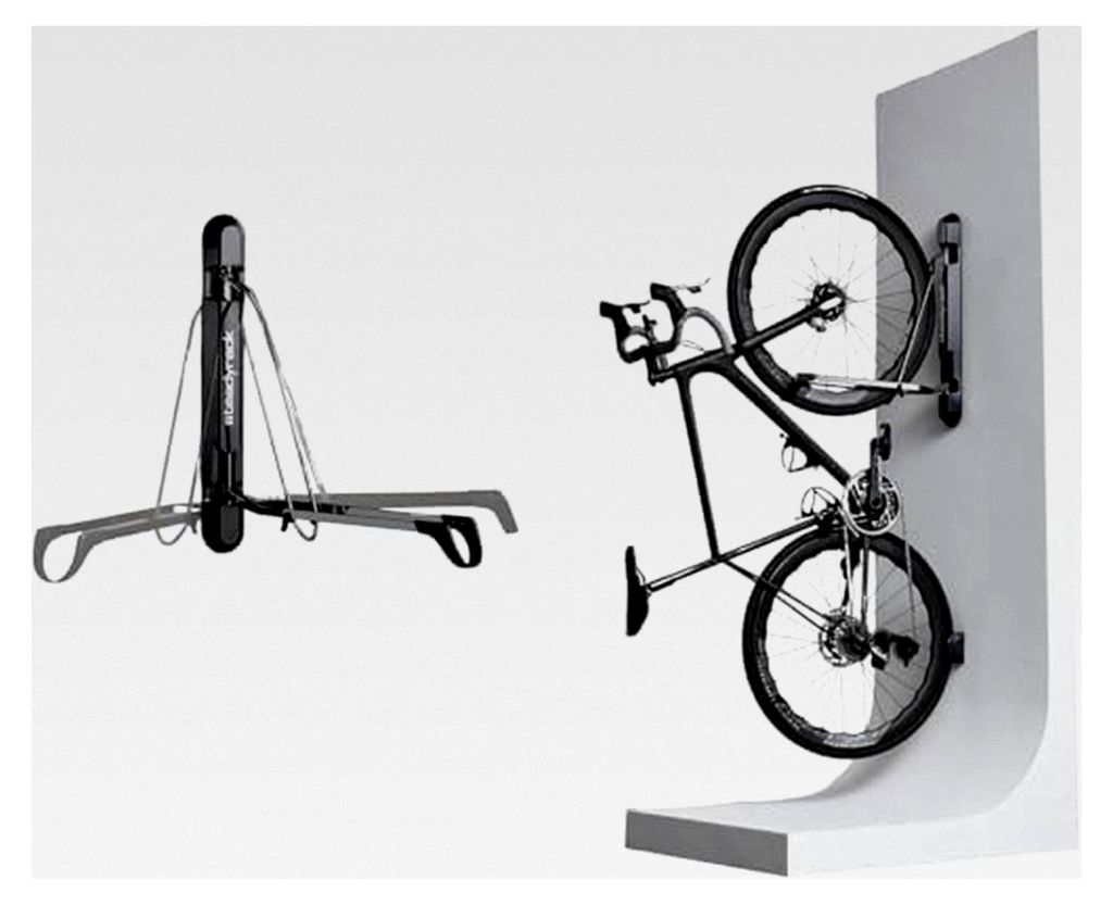 ProFlex Wide Fahrrad Wandhalterung - Klappbare vertikale Halterung für E-Bikes, MTB, Gravelbikes und mehr - Platzsparende Aufbewahrung für Garage...