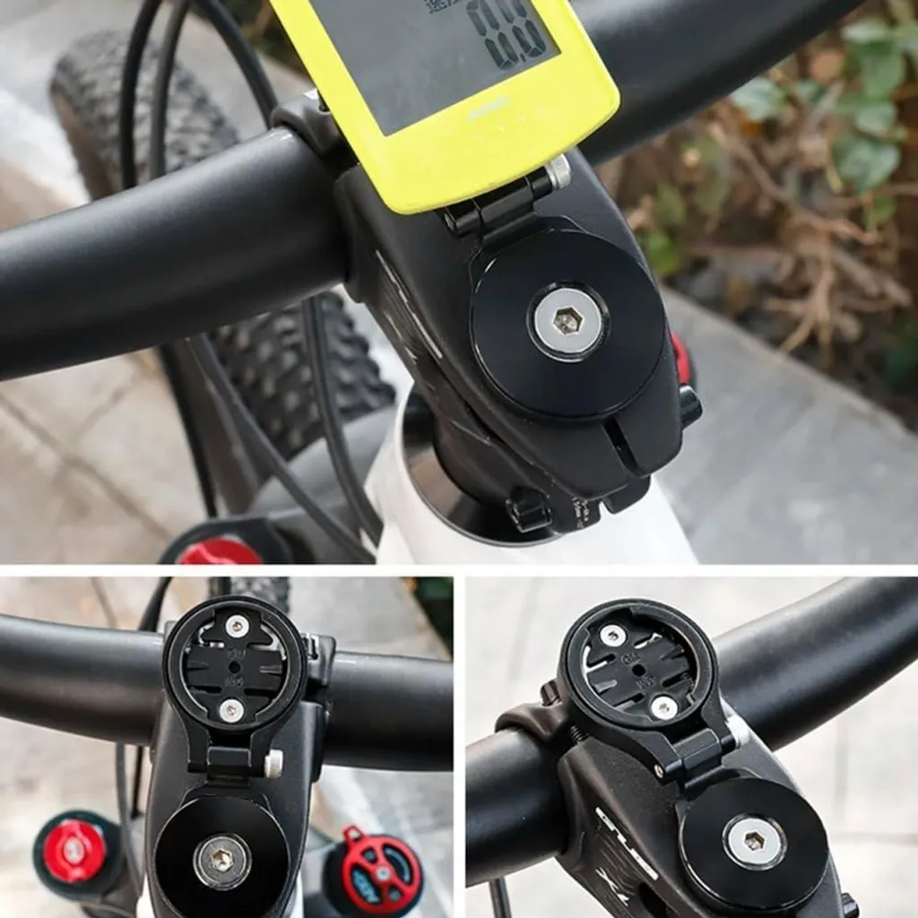 Support de Compteur Kilométrique pour Vélo - Fixation Déportée Réglable
