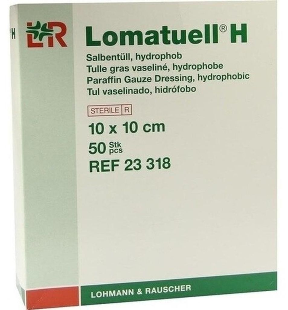 LOMATUELL H Salbentüll 10x10 cm steril Produktbild 