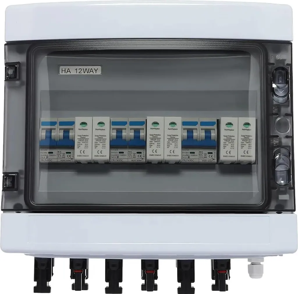 Boîtier de raccordement pour installation solaire 1000V - Sécurité 25A CC