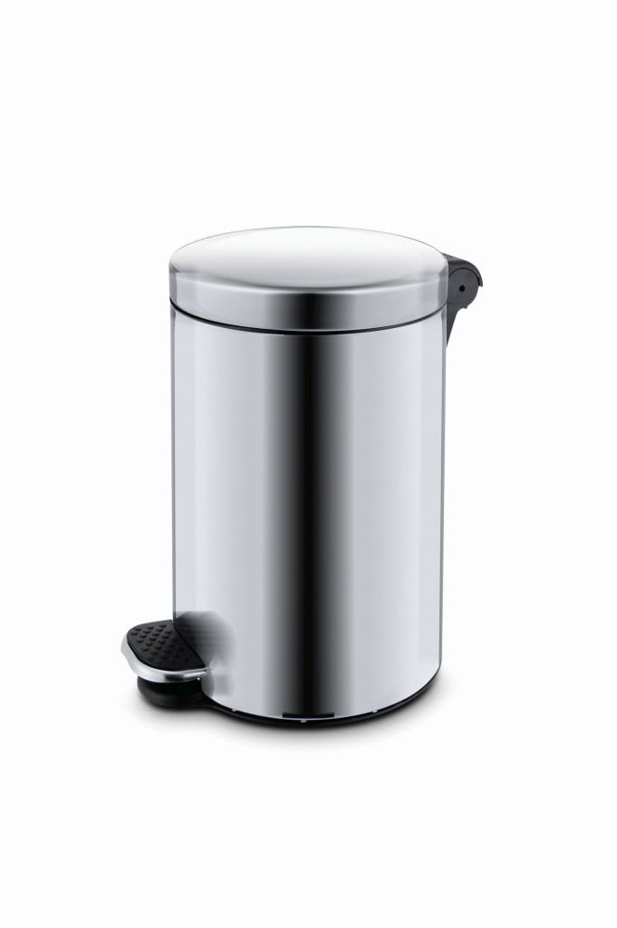 Alda Edelstahl Treteimer Kosmetik-Eimer 3 L Mülleimer Tonne F610B matt