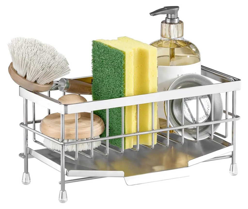 Organisateur plan de travail cuisine pour éponges et brosses vaisselle