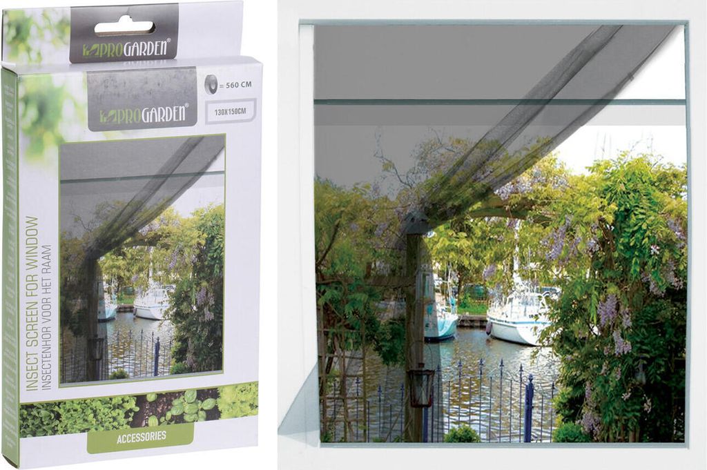 Sieť proti hmyzu do okien 150x130cm magnetická Obrázok produktu 