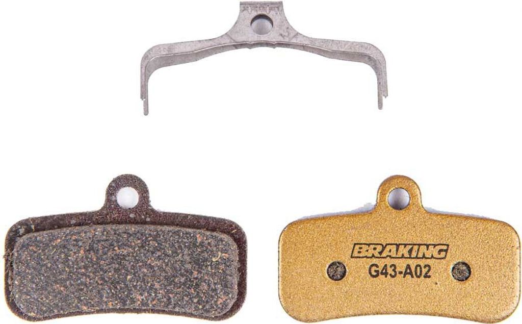 Braking Shimano Saint 2010 Carbon-metall-scheibenbremsbeläge Golden Golden One Size