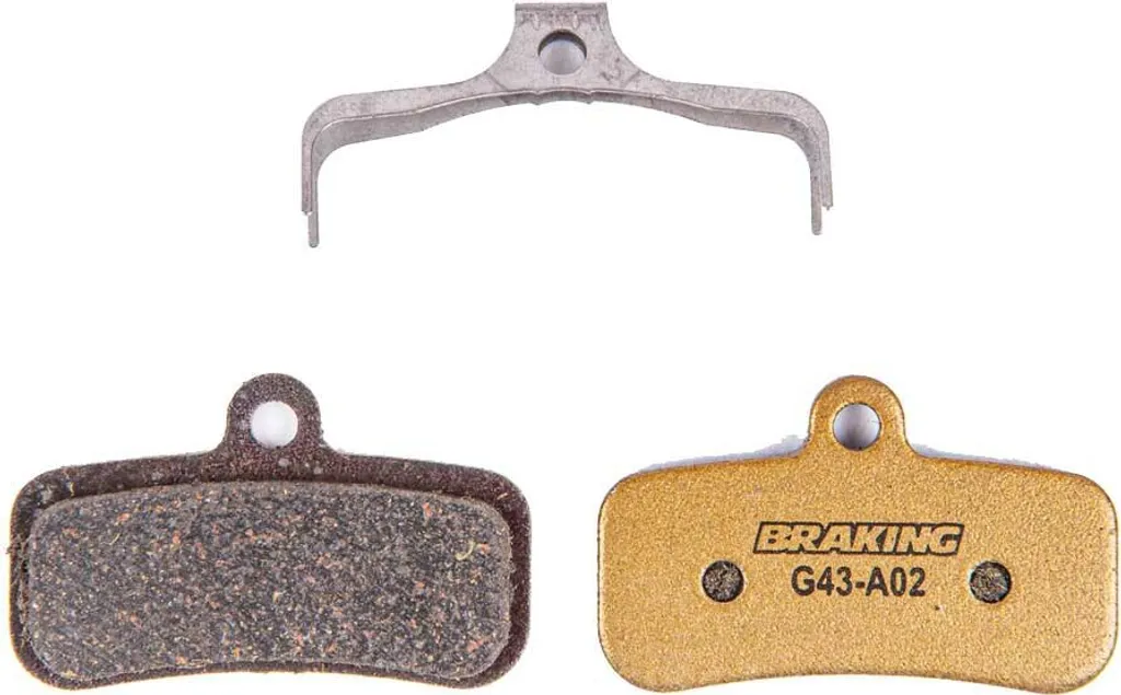 Plaquettes de frein Braking Shimano Saint 2010 Carbone-Métal Golden One