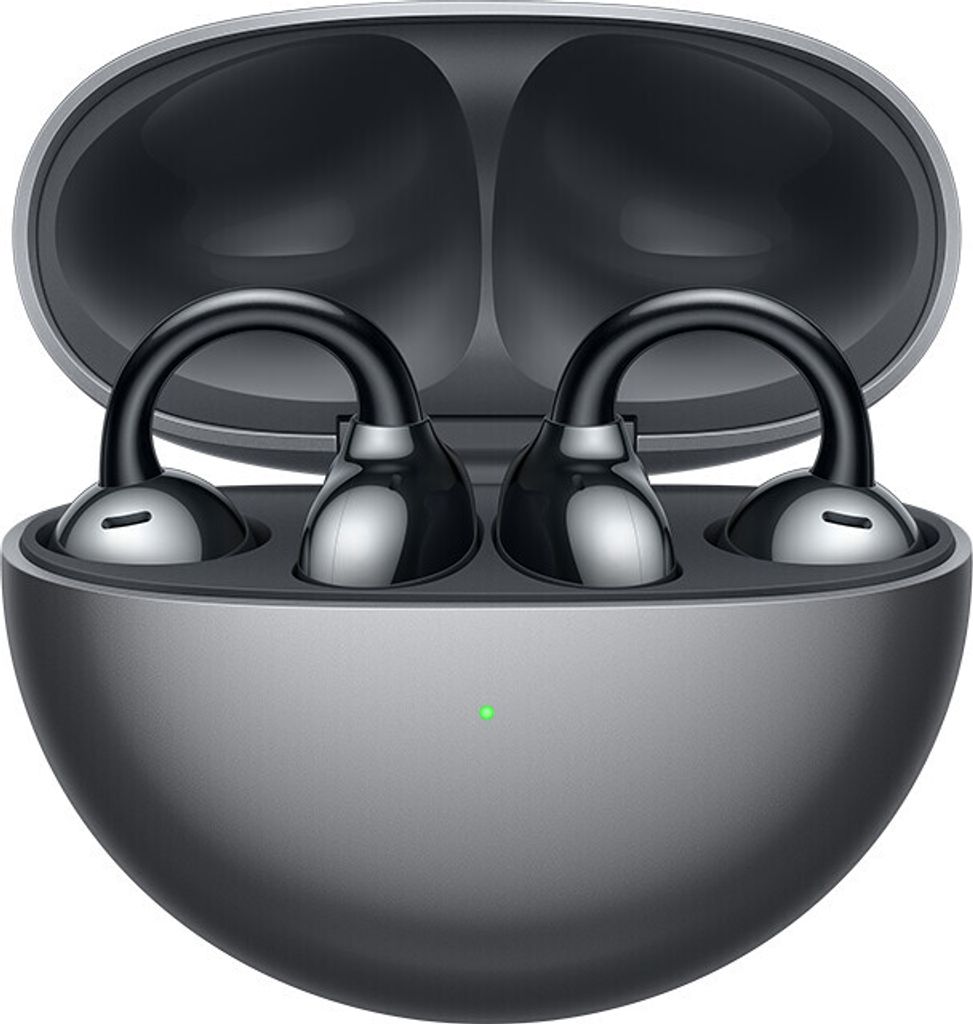 Huawei FreeClip Open-Ear Kopfhörer Clip-Design, schwarz, 5,6g