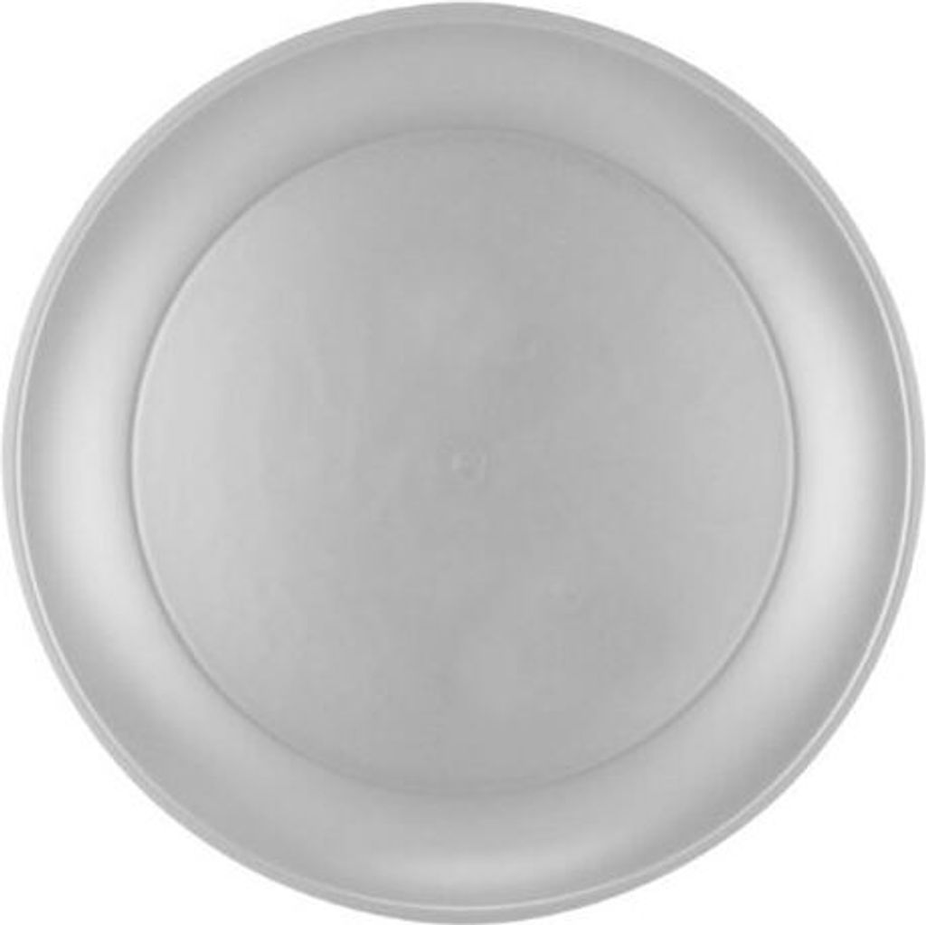 Talerz imprezowy srebrny - Sylwester - 21 cm - 1 szt Zdjęcie produktu 