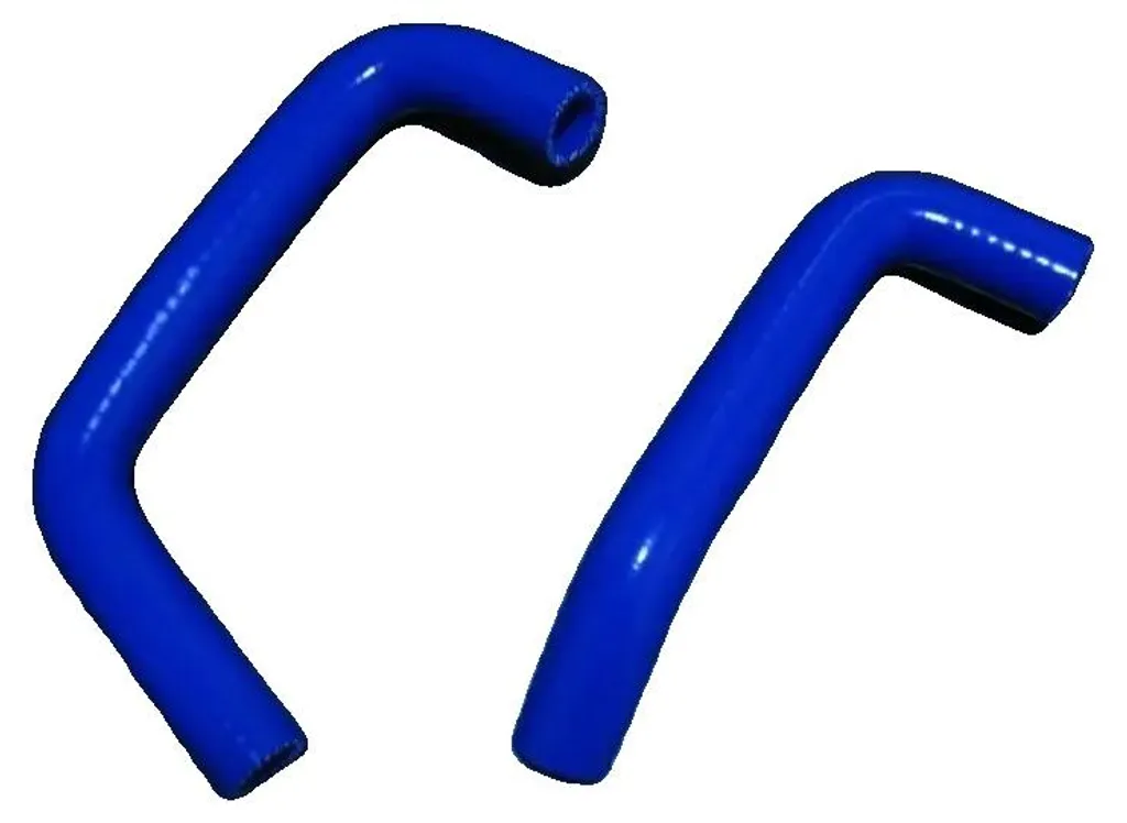 Durite respiratoire moteur silicone bleu pour circuit d'air optimisé