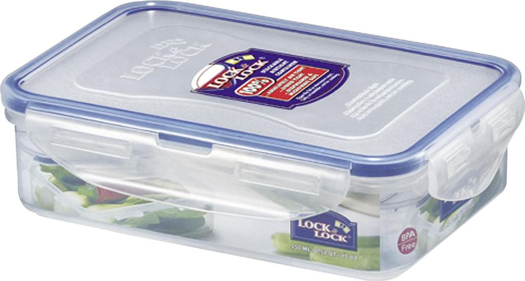 Boîte à provisions rectangulaire, 0,55 l 181 x 128 x 52 mm Image du produit 