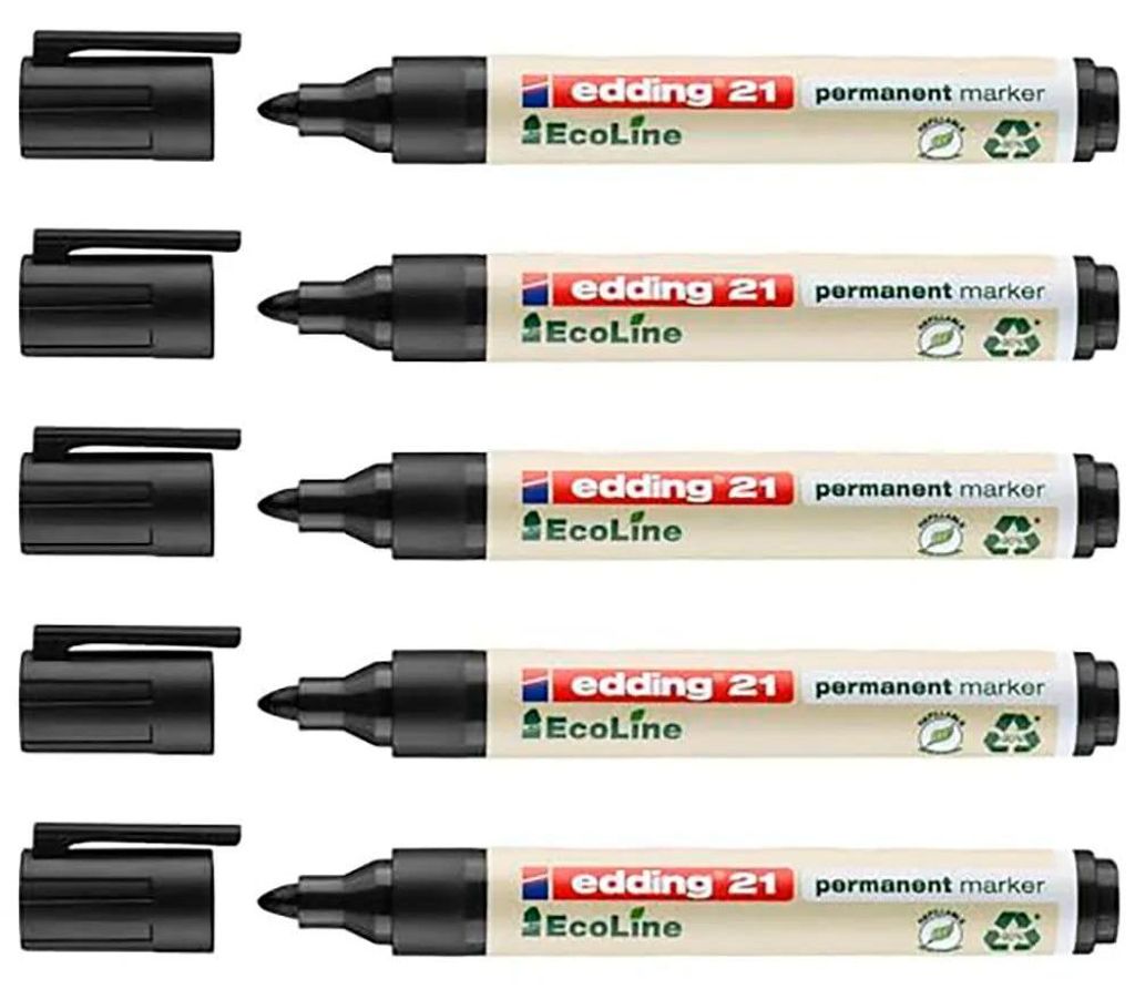 Edding 4-21001 21 Marker permanentny EcoLine - 1,5 - 3 mm, Zdjęcie produktu 