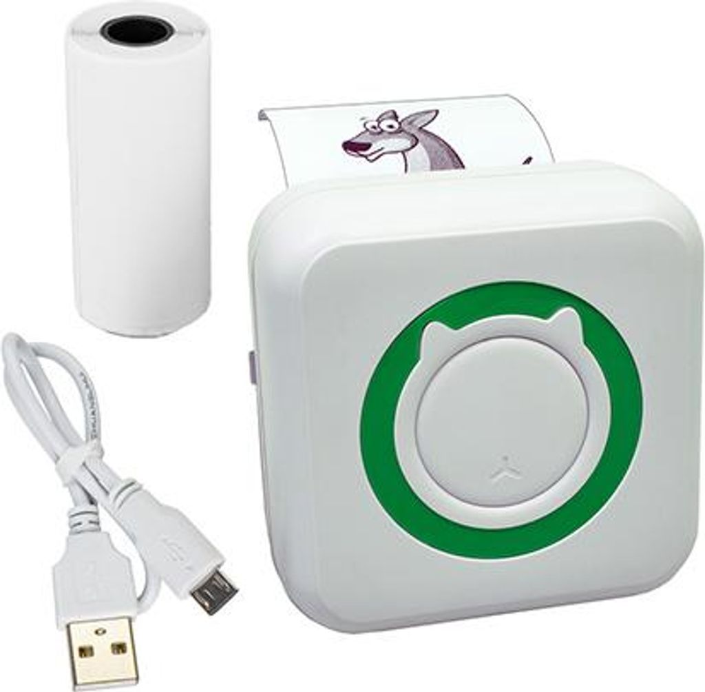 Inteligentna mini drukarka, termiczna, do telefonu, Zdjęcie produktu 