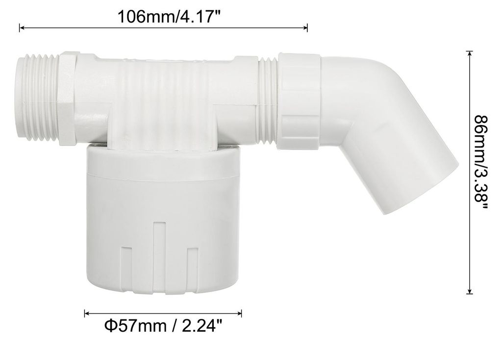 1" Schwebeventil Plastik Seite Einlass Wasser Automatik Schwebeventil Wasser Niveaukontrolle Ventil fš¹r Wassertank