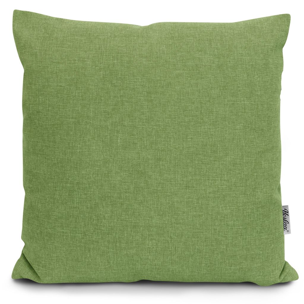 Herlag Outdoor Dekokissen Sunny mit Füllung Wetterfest für Garten und Terrasse in 40x40cm UV-Beständig Oliv