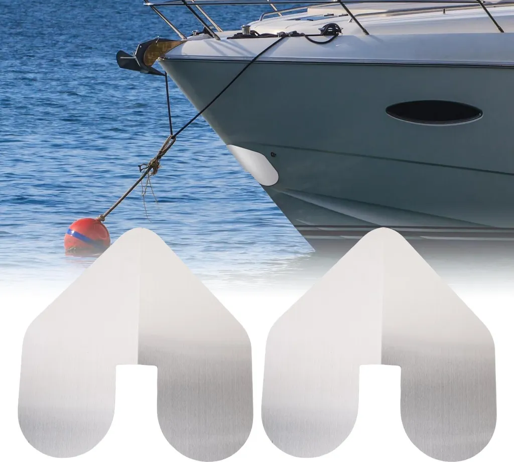 Protection d'étrave inox pour bateau - Renfort de quille auto-adhésif
