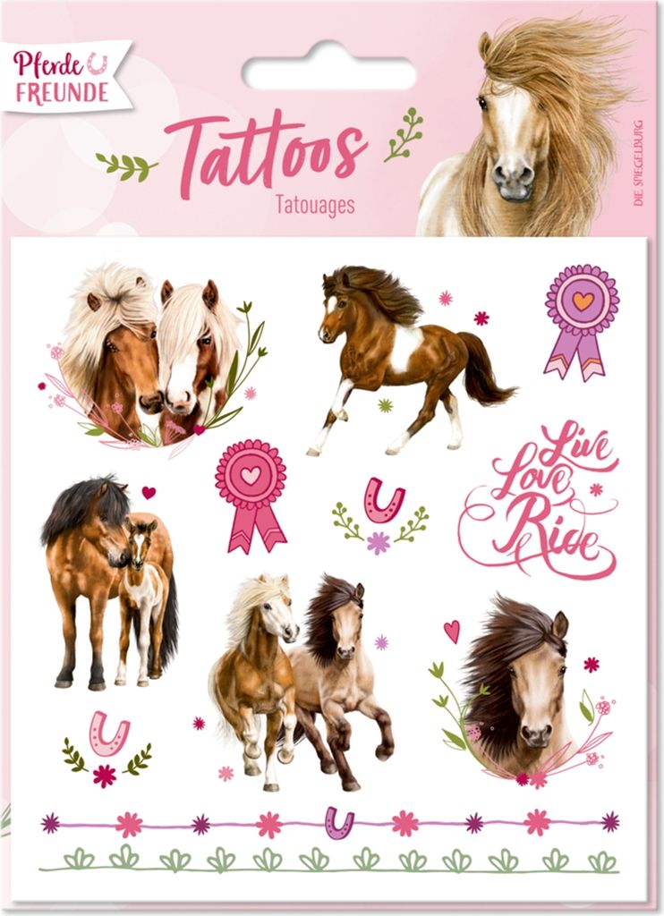 Pferdefreunde|Die Spiegelburg Tattoos - Pferdefreunde Produktbild 