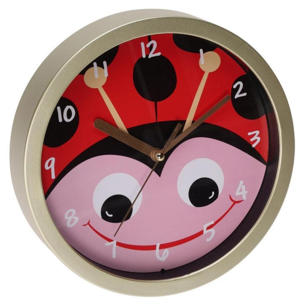 Excellent Houseware Dětské nástěnné hodiny Zvířátko 20 cm - Obrázek produktu 