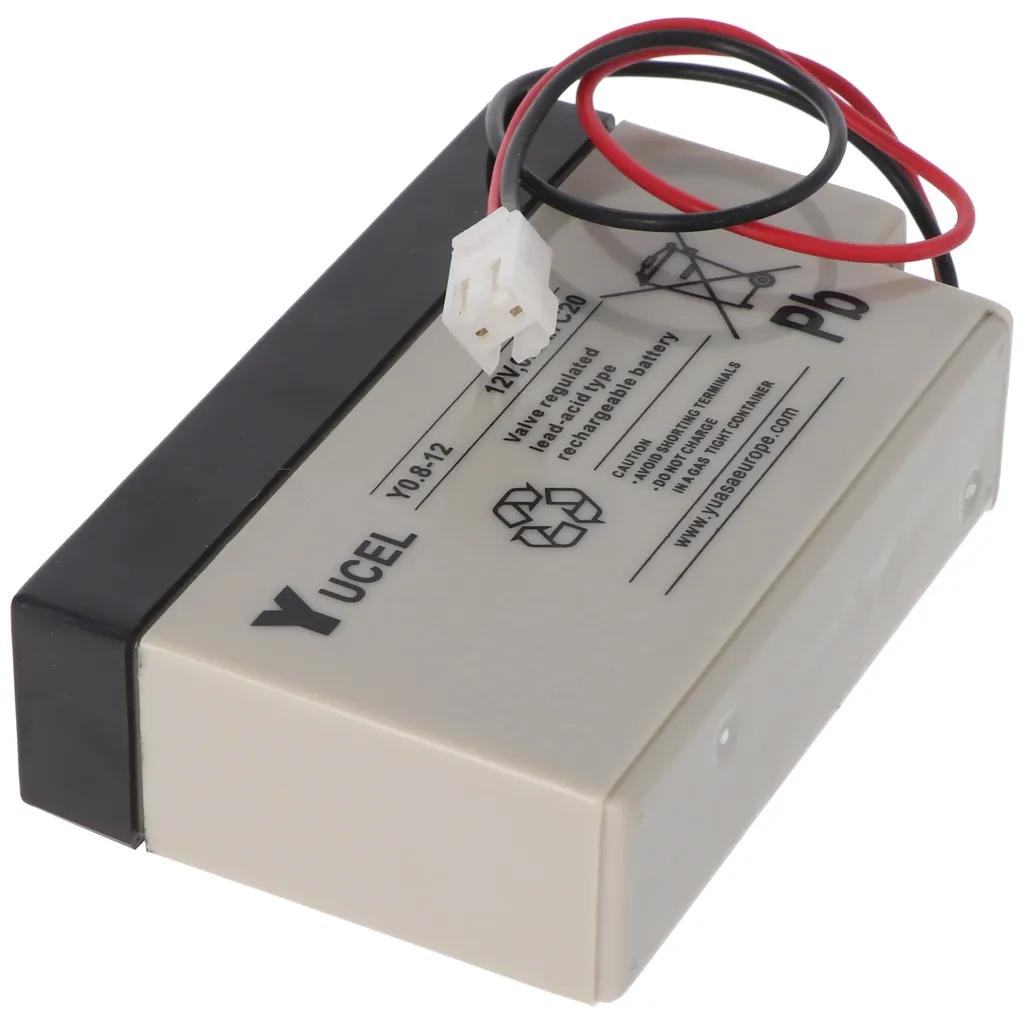 Batterie 12V 0.8Ah Yucel Y0.8-12 Yuasa : remplacez votre batterie usée