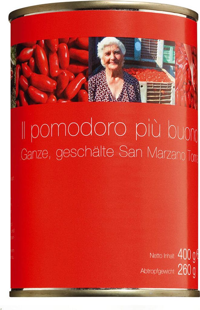 San Marzano Pomodori pelati Vintage geschälte Tomaten 260g