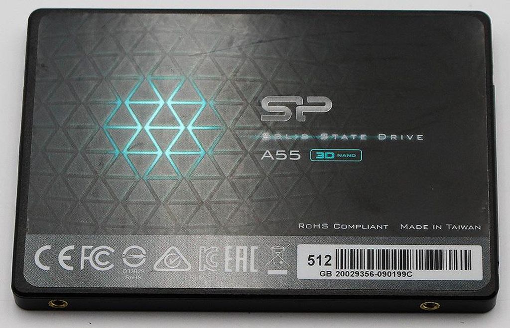 Silicon Power SSD 512GB 3D NAND A55 2,5 Zoll SATA III Interne SSD