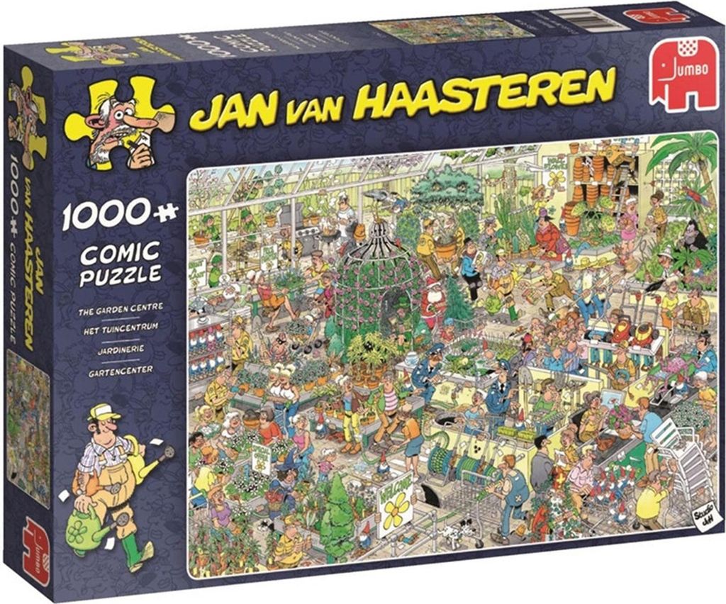 Jan van Haasteren Puzzle - Das Gartencenter, 1000 Teile. Produktbild 