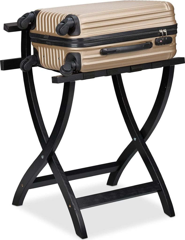 Kofferrek - Wandschutz - Klappbar - 75 x 60 x 41 cm - Schwarz