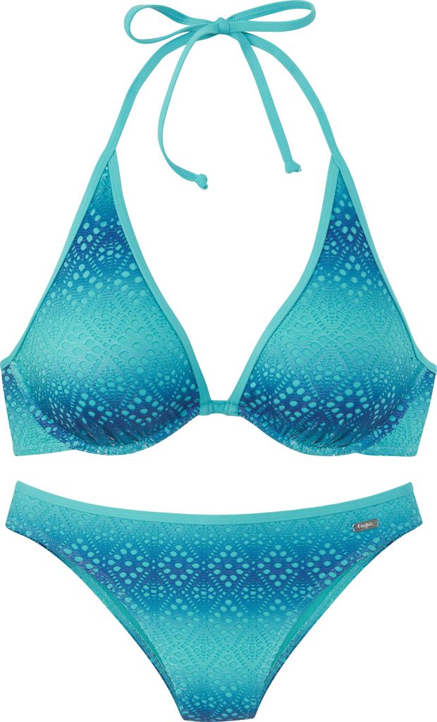 Buffalo Bügel-Bikini blau-türkis Größe 44 Cup D