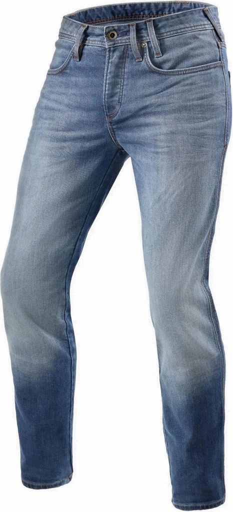 Revit Piston 2 SK Motorrad Jeans, blau, Long 31